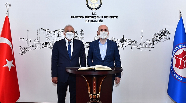 Ulaştırma Bakanı Karaismailoğlu, Trabzon'da