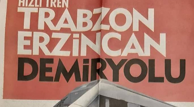 'Trabzon'a tren yolu' reklamlarının parasını ödeyen bu millet, unutmaz! 