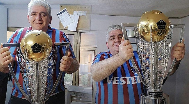 Trabzonspor'un 2021-2022 şampiyonluk kupası görücüye çıktı