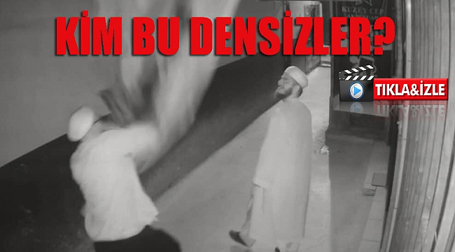 Trabzon'da Atatürk'ün posterine cübbeli sarıklı şahıslar saldırdı