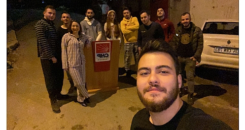CHP Trabzon Gençlik Kolları'ndan pijamalı basın açıklaması 